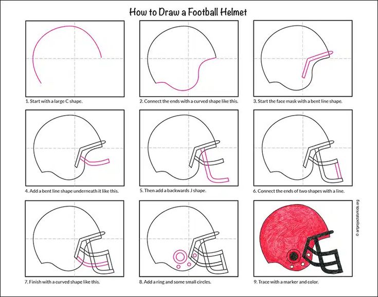 Easy how to draw a football helmet and helmet coloring page helmet drawing football helmets free clip art