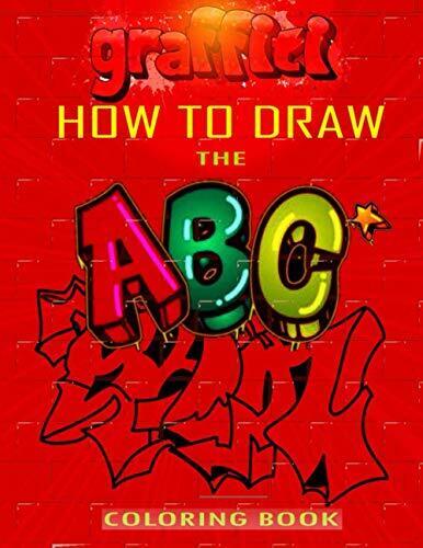 Funny art press how to draw the abcs of graffiti loring book paperback