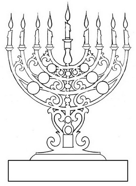 Hanukkah coloring pages menorahs coloring pages happy hanukkah hanukkah