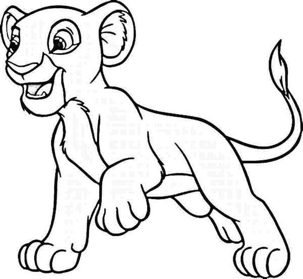 Lion cub coloring sheet dessins faciles coloriage dessin