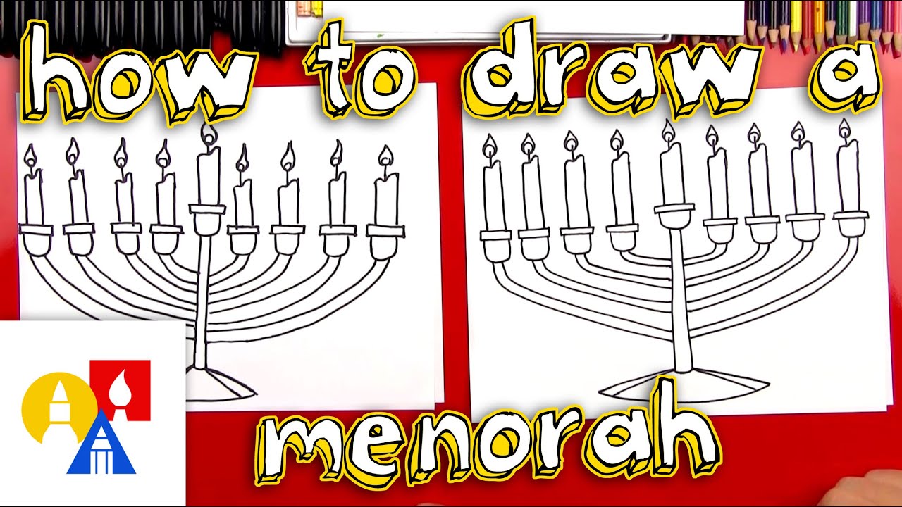 How to draw a enorah