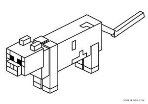 Free printable minecraft coloring pages for kids minecraft coloring pages minecraft cat cat coloring page