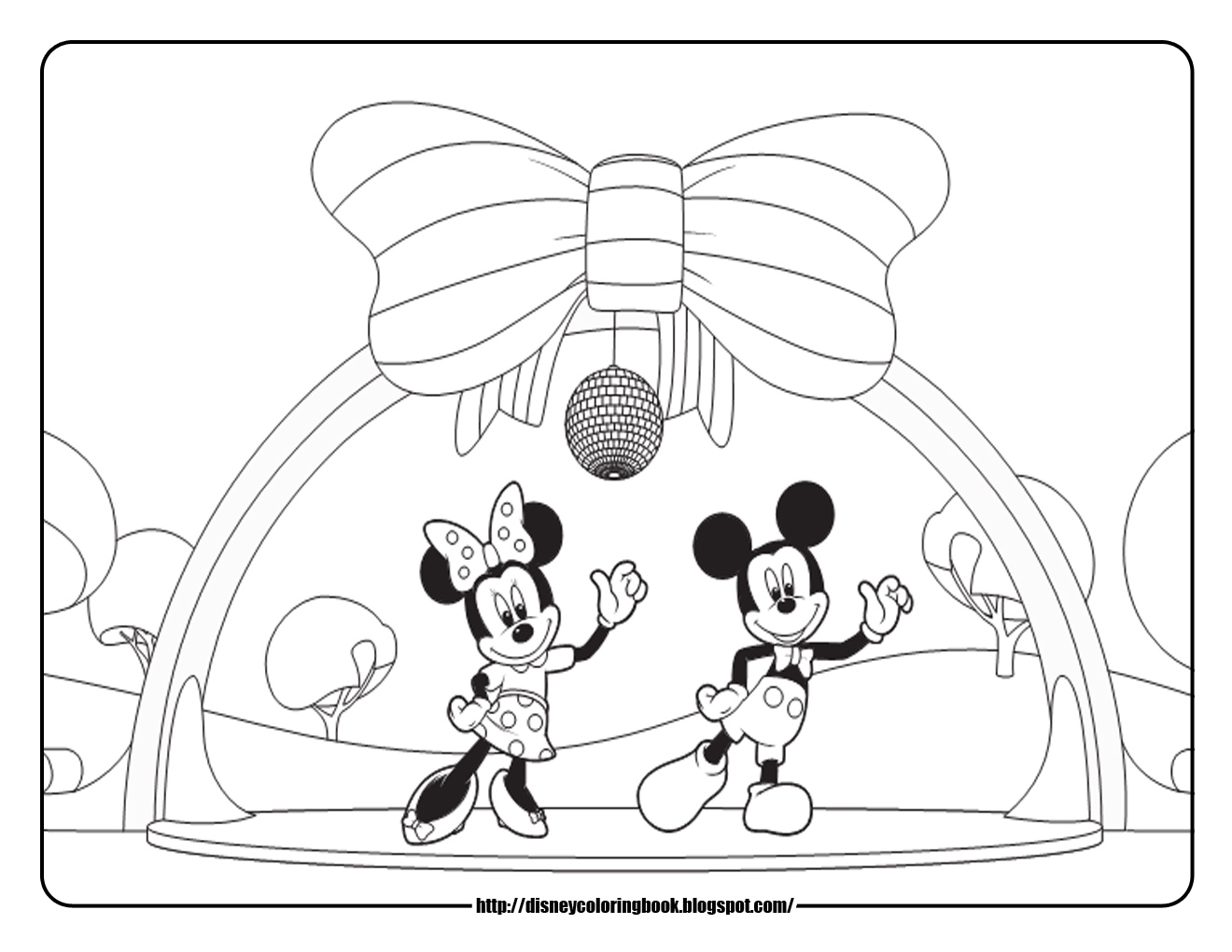 Mickey mouse clubhouse free disney coloring sheets team colors