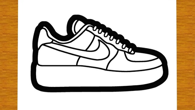 How to draw nike logo logo drawings tutorial