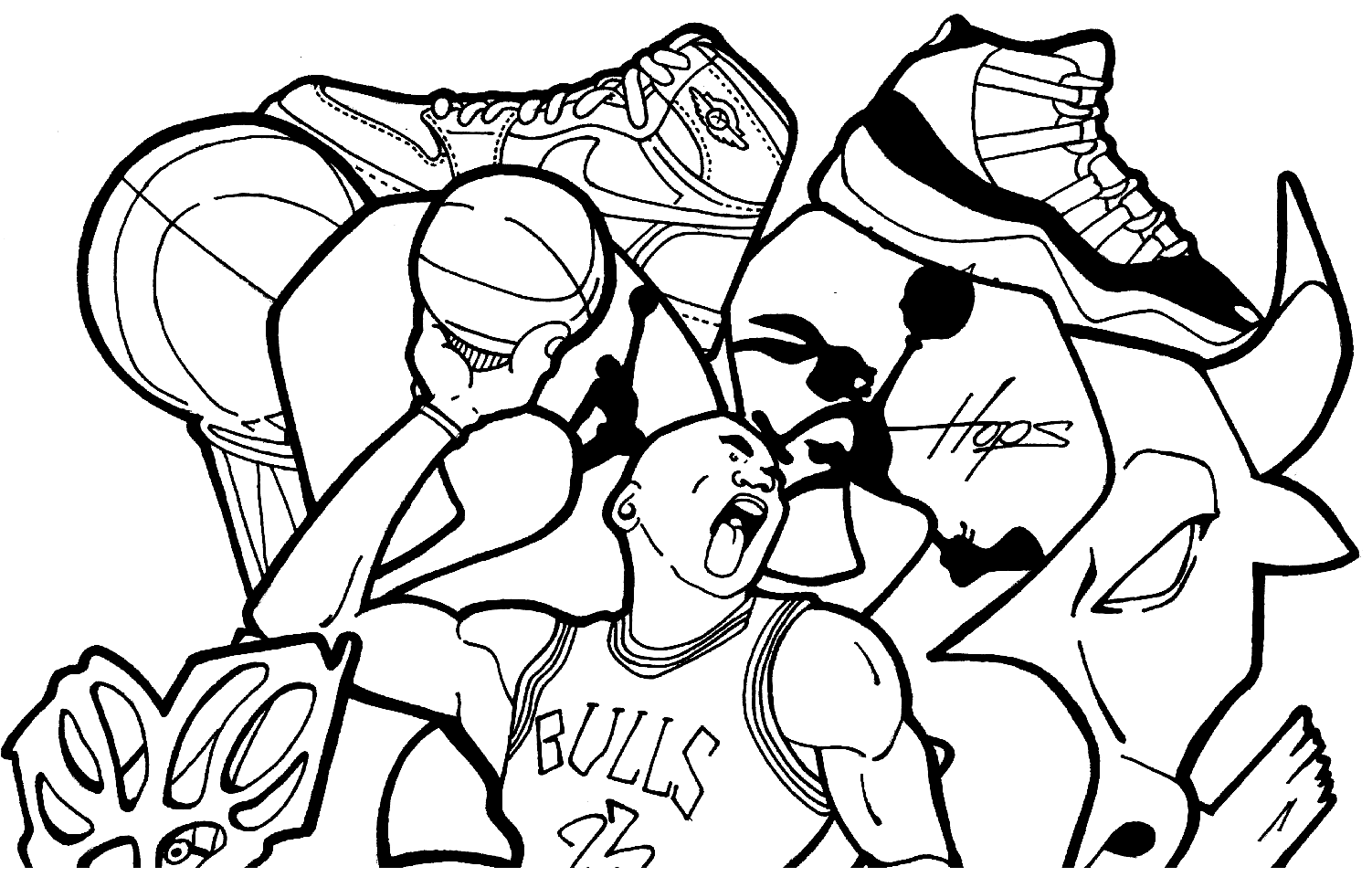 Nike coloring pages printable for free download