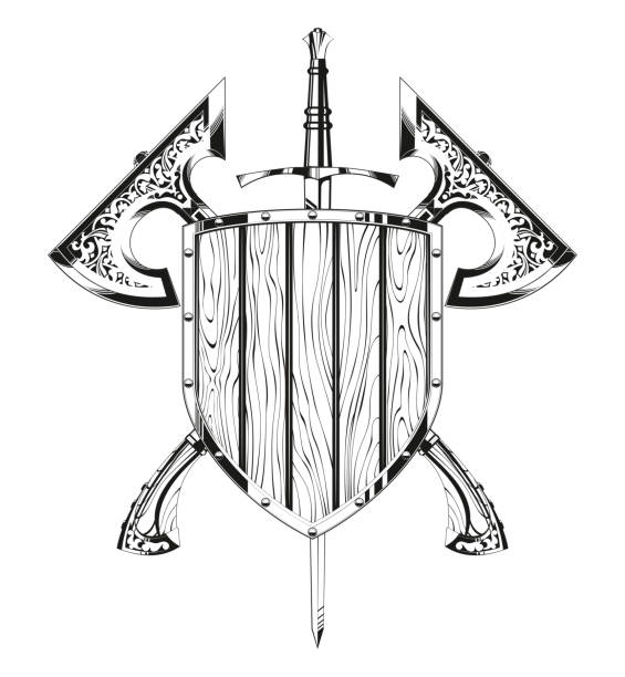 Norman soldier stock illustrations royalty