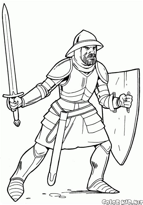 Norman soldiers louring pages