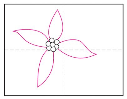 Easy how to draw a poinsettia tutorial video and poinsettia coloring page coloring pages poinsettia kids art projects