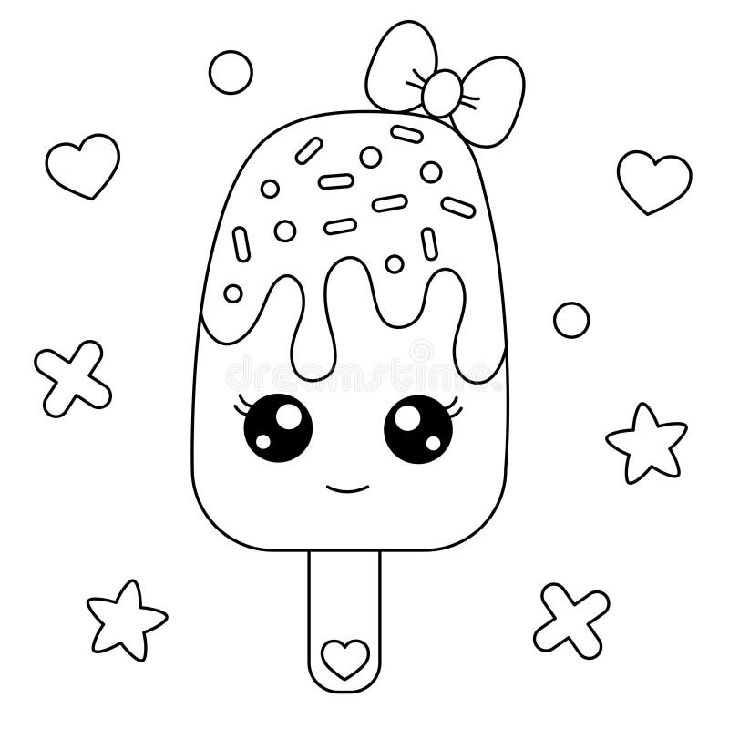 Popsicle coloring stock illustrations â popsicle coloring stock illustrations vectors clipart