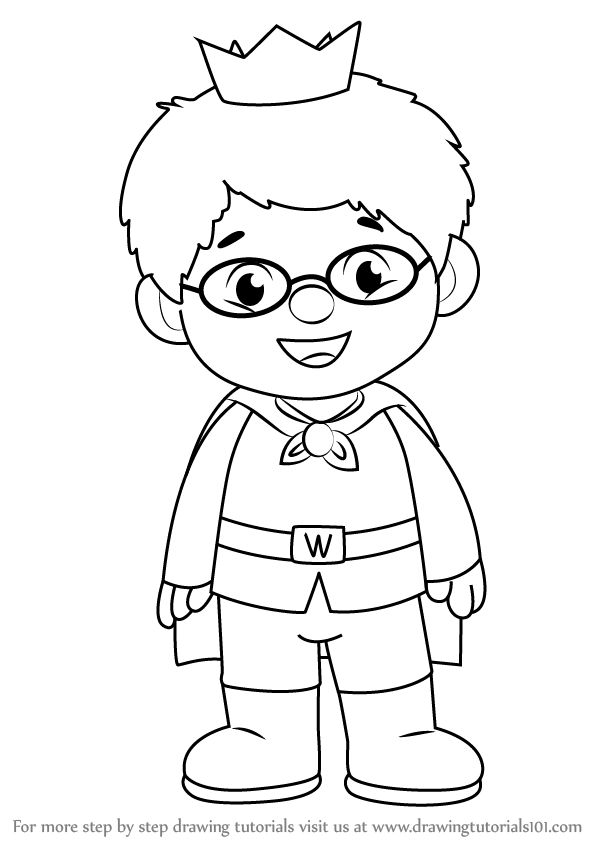 How to draw prince wednesday from daniel tigers neighborhood daniel tigers neighborhâ millie marotta coloring book daniel tigers neighborhood coloring books