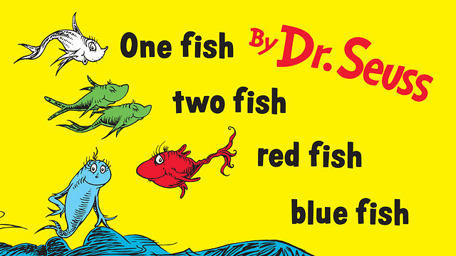 Art literacy dr seuss fish