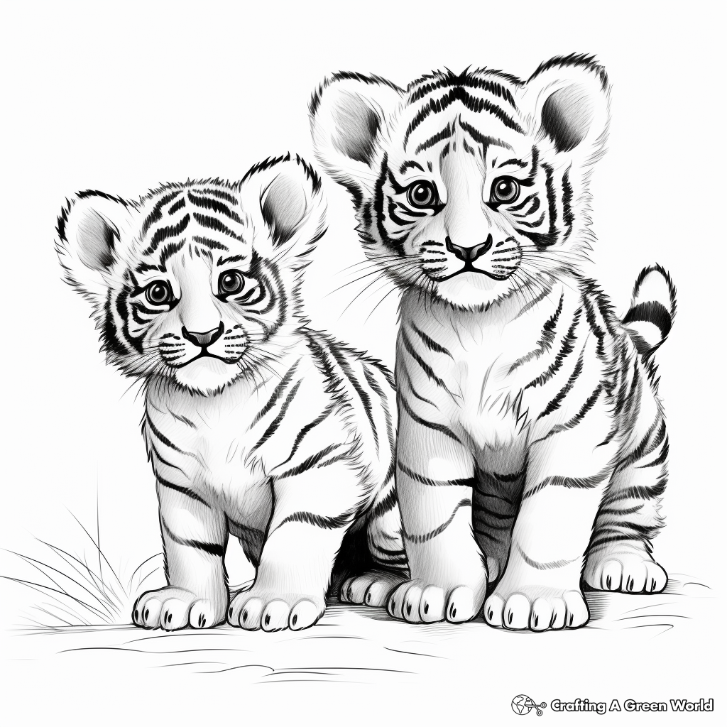Siberian tiger coloring pages