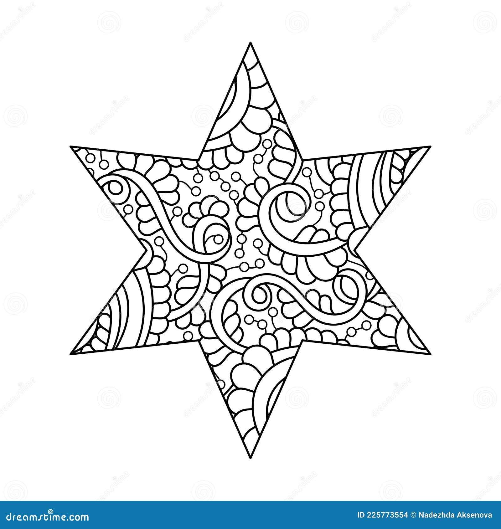 Coloring book for adults a hand