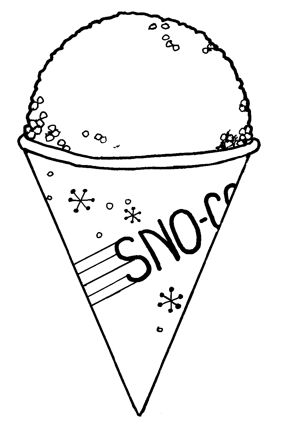 Mormon share snow cone ice cream coloring pages snow cones cone template