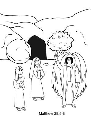 Sunday school coloring page
