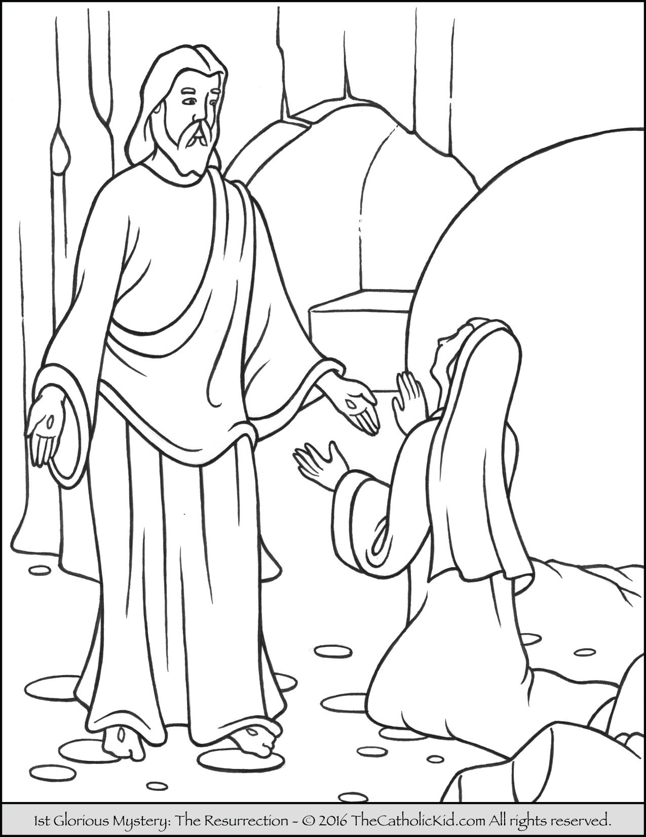 Lent easter coloring pages