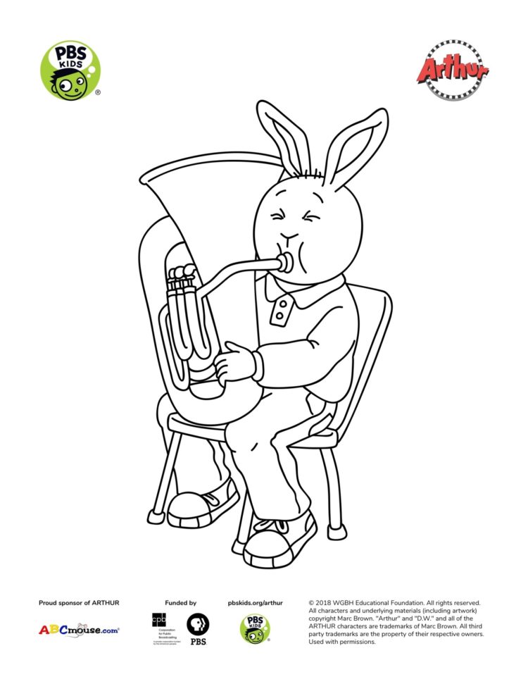 Buster coloring page kids coloring pages kids for parents