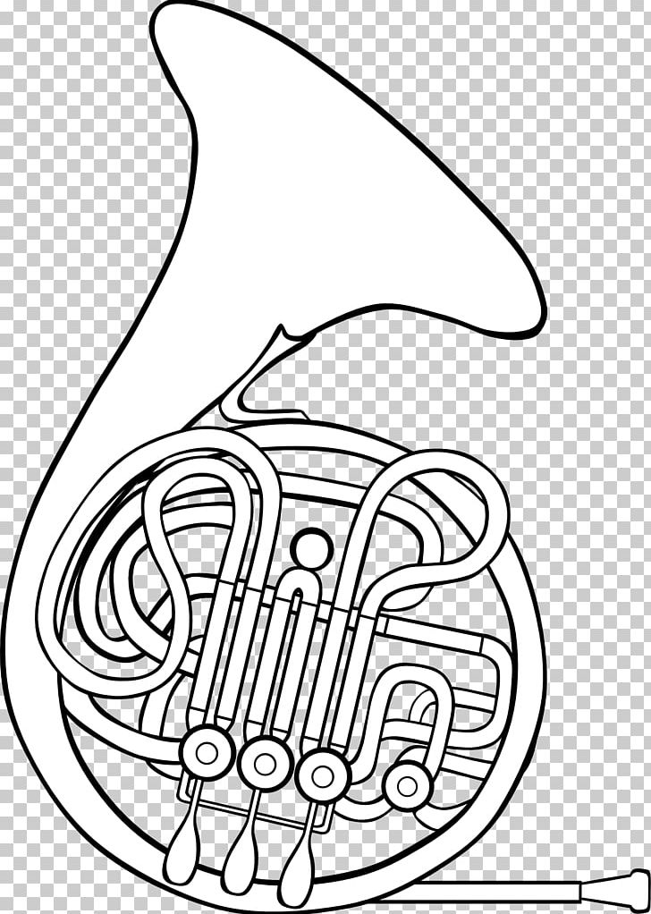 French horns coloring book tuba drawing png clipart angle area black and white child coloring book