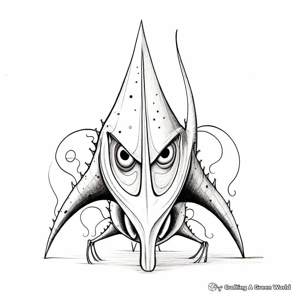 Vampire squid coloring pages
