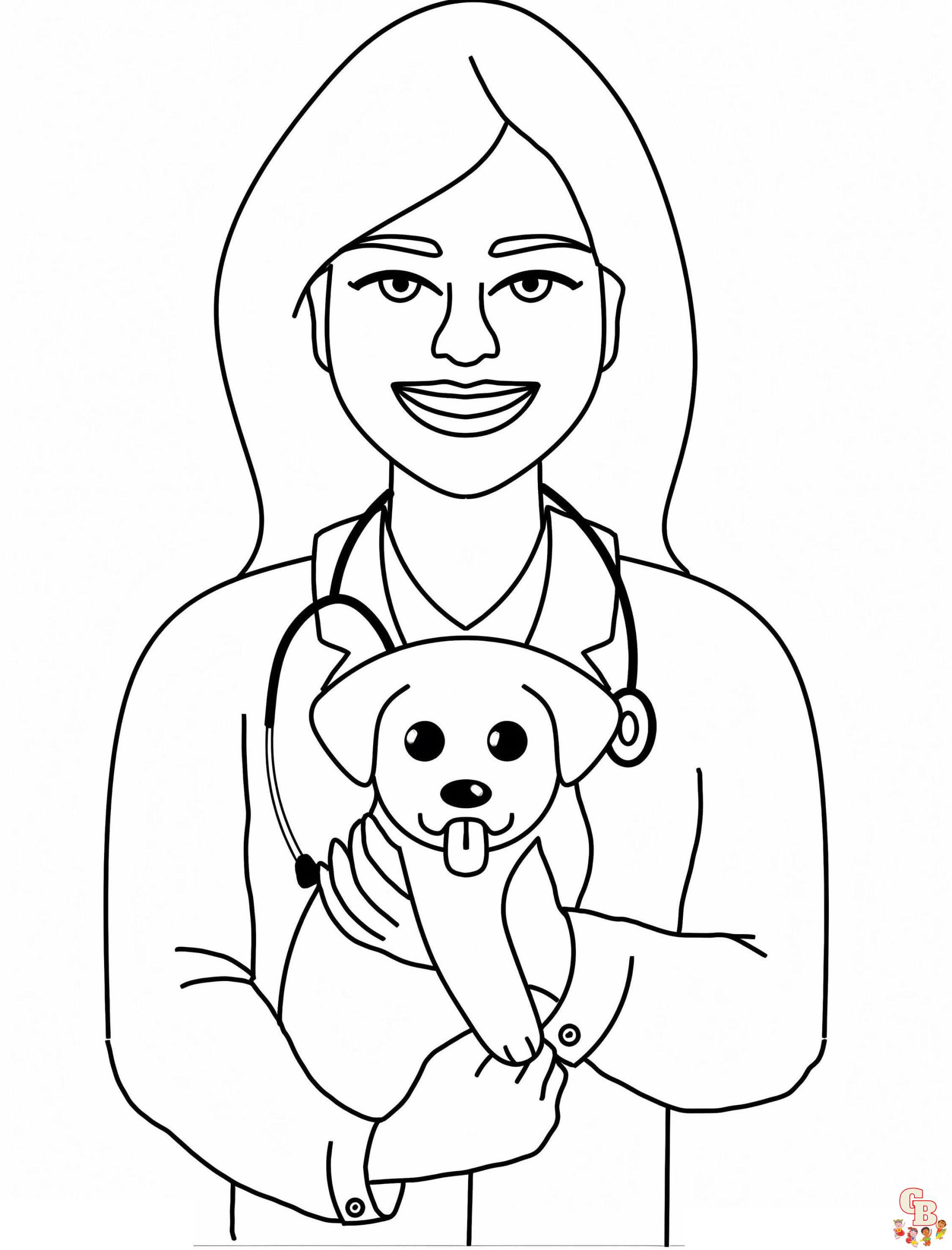 Printable vet coloring pages free for kids and adults