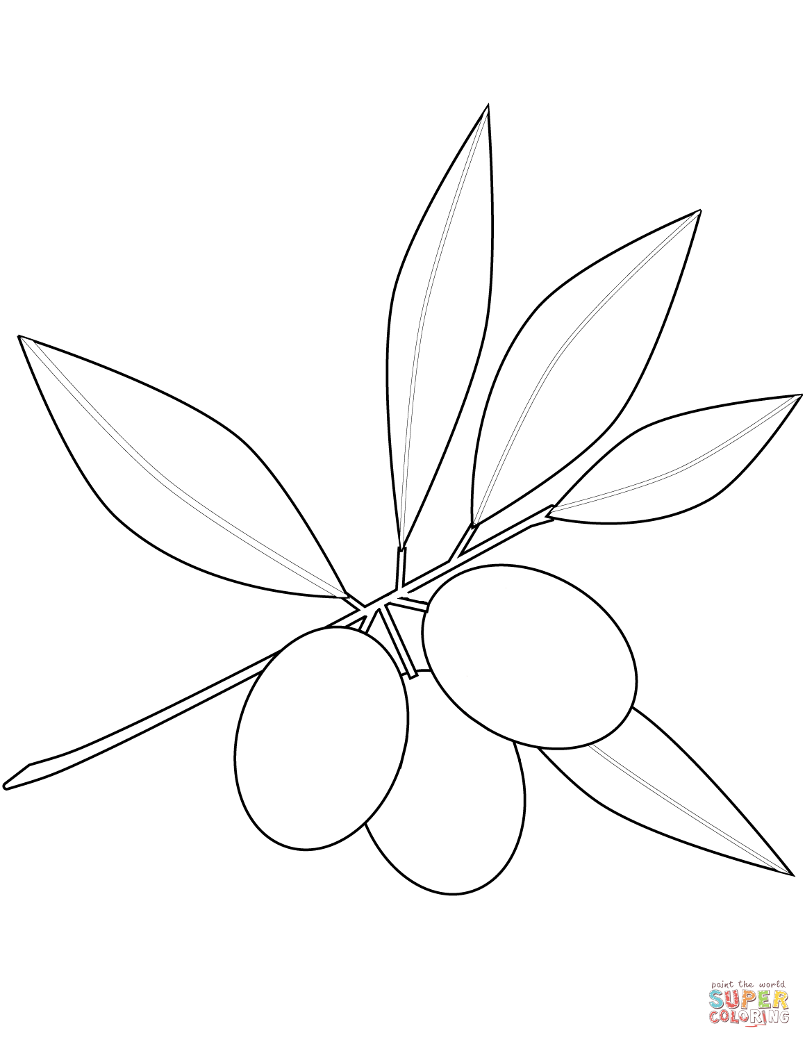 Olives coloring page free printable coloring pages