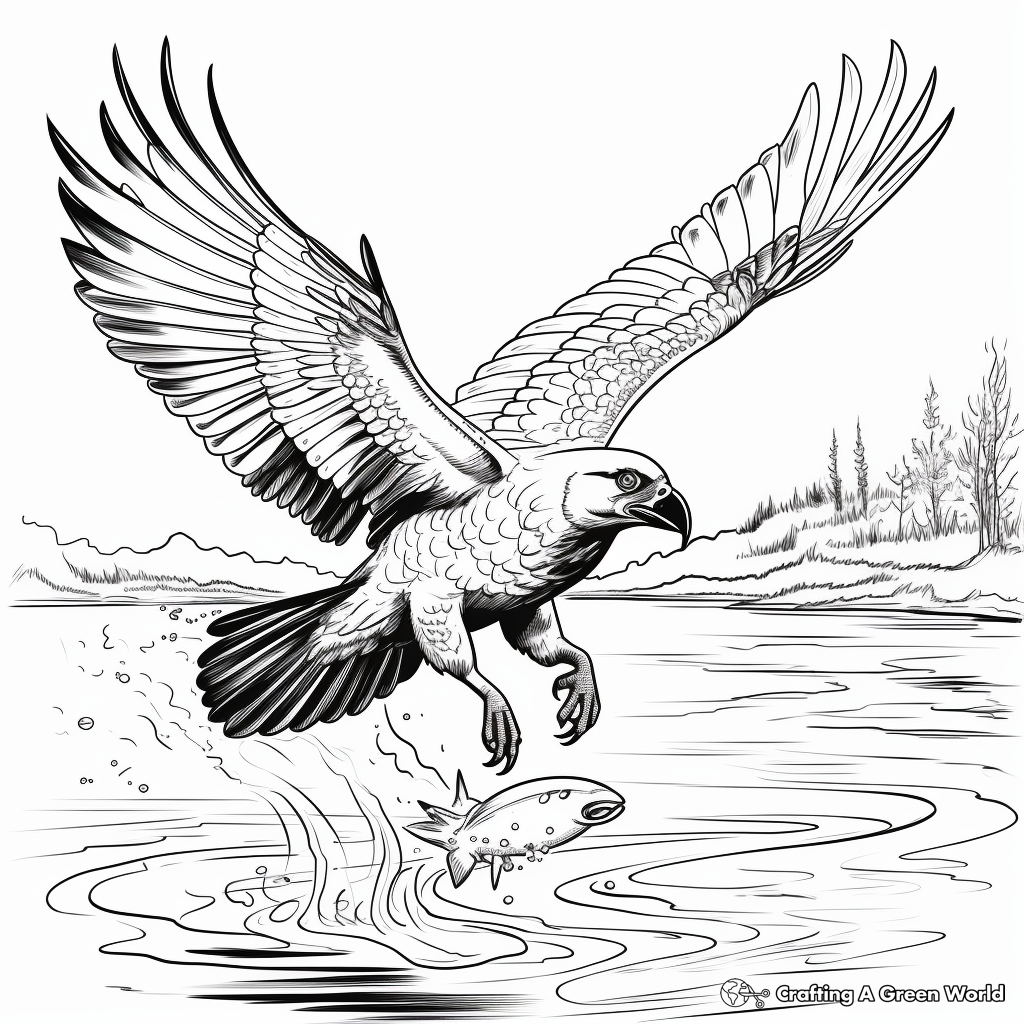 Osprey coloring pages