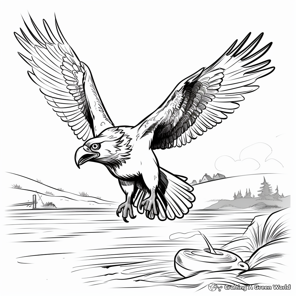 Osprey coloring pages