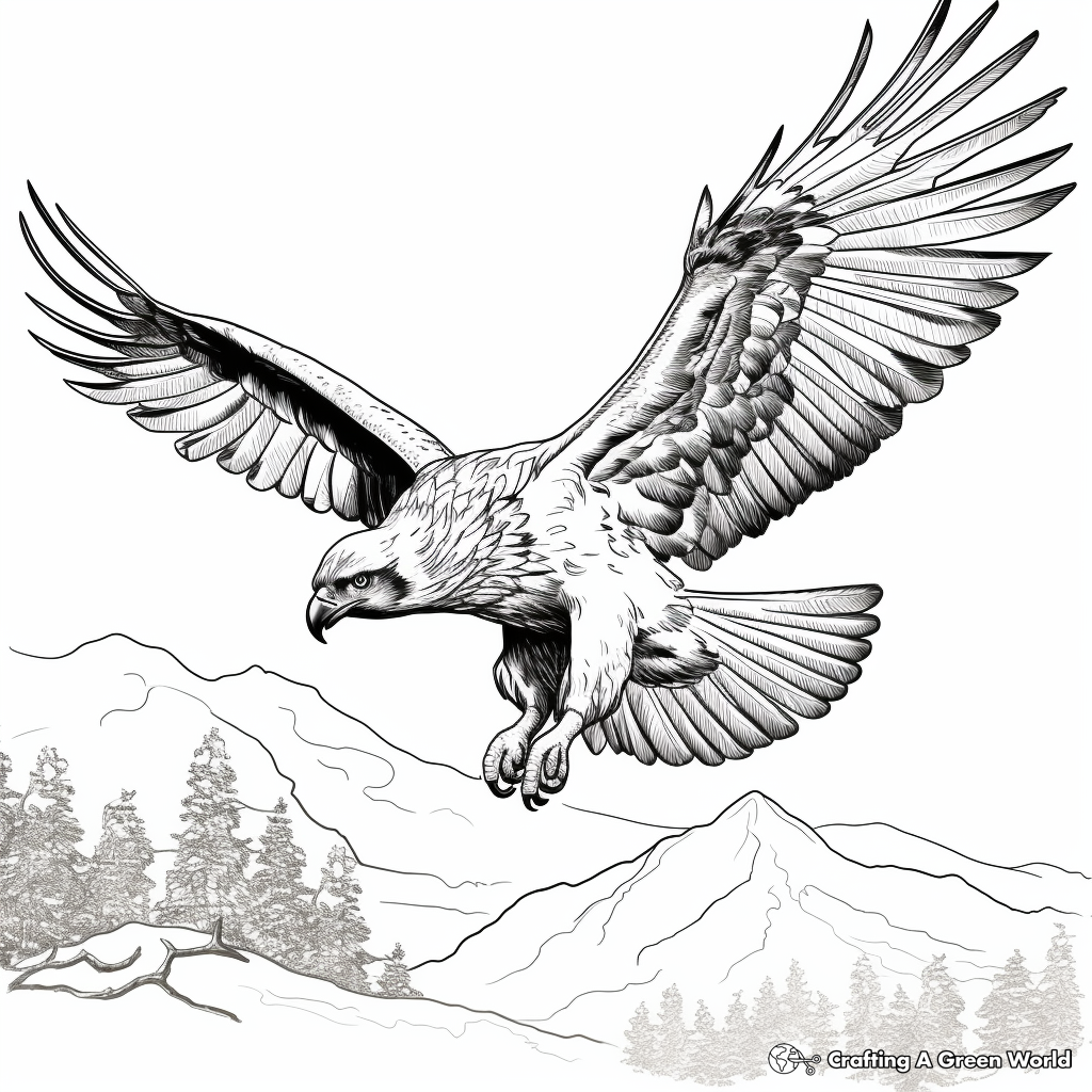 Osprey coloring pages