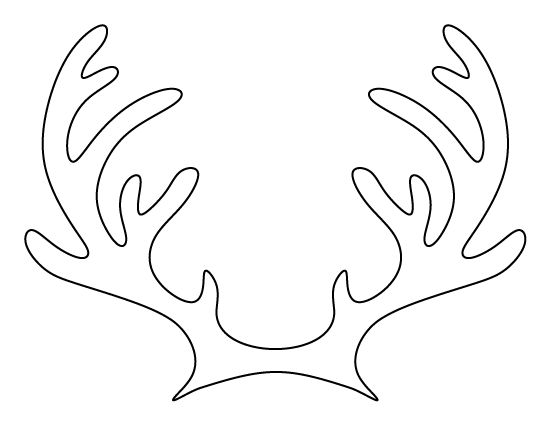 Printable reindeer antlers template reindeer antlers christmas reindeer christmas crafts