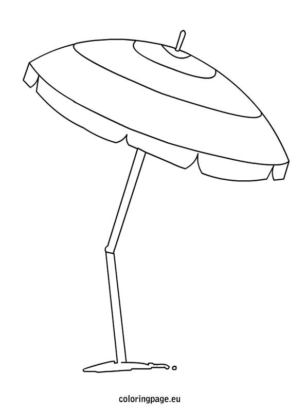 Beach umbrella coloring page umbrella coloring page beach umbrella art beach umbrella