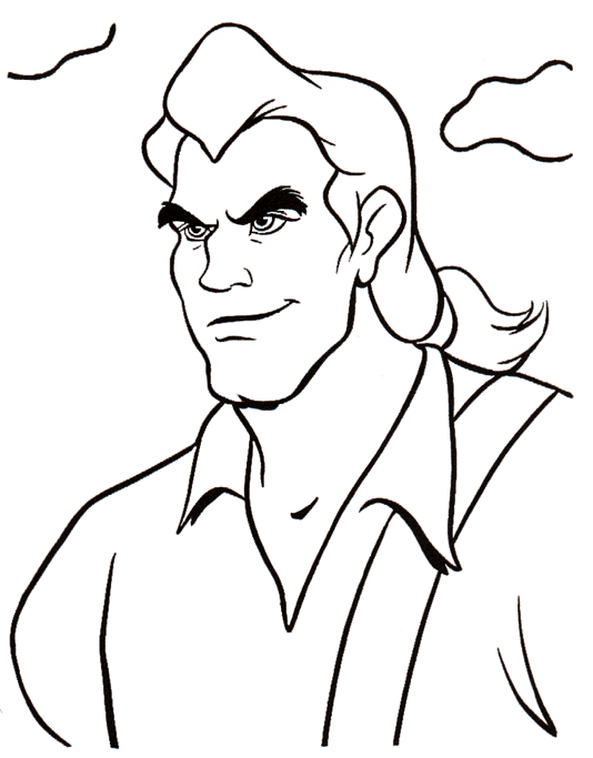 Beauty and the beast coloring pages to print