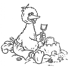 Top free printable big bird coloring pages online