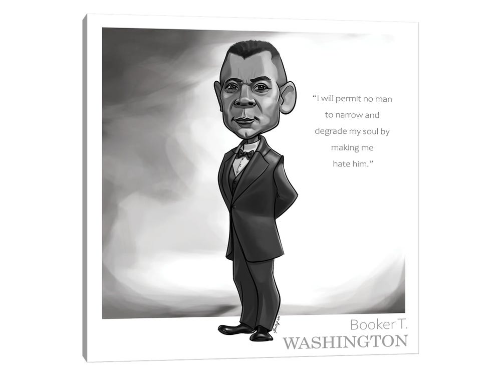 Booker t washington canvas print by andrew bailey