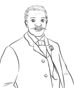 Booker t washington coloring page free printable coloring pages