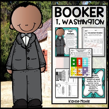 Booker t washington black history month activities tpt