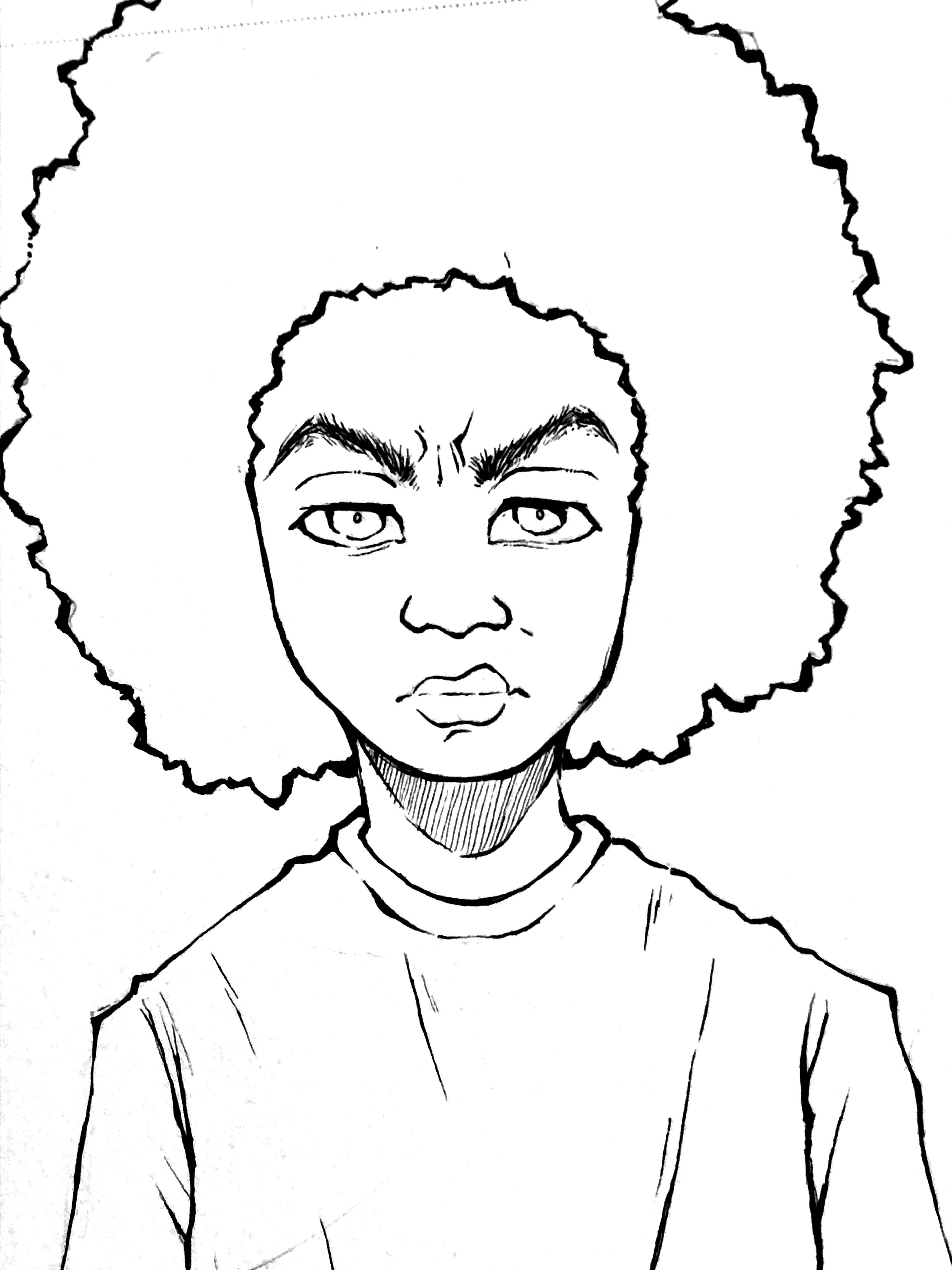Wip more boondocks art in my style radultswim