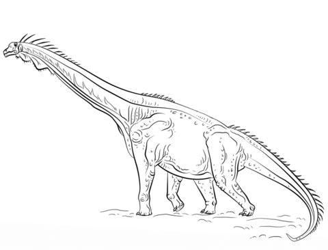 Brachiosaurus coloring page free printable coloring pages