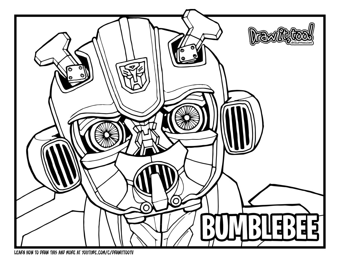 How to draw bumblebee transformers drawing tutorial