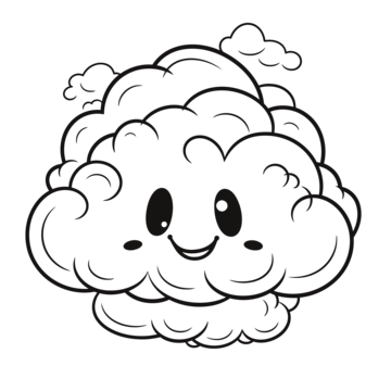 Cute cloud outline png transparent images free download vector files