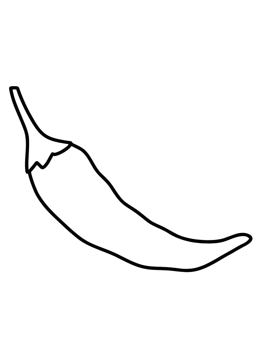 Chili pepper coloring pages printable for free download