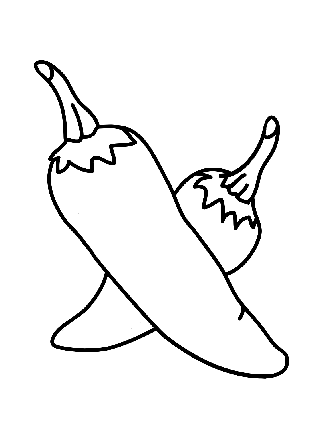 Chili pepper coloring pages printable for free download