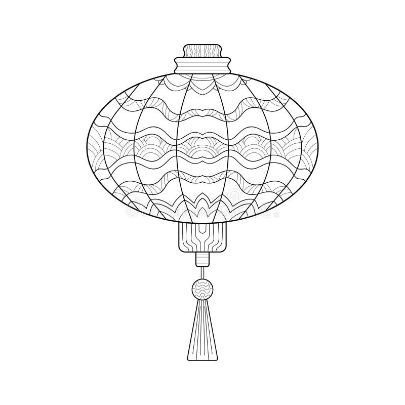 Japanese lantern coloring stock illustrations â japanese lantern coloring stock illustrations vectors clipart