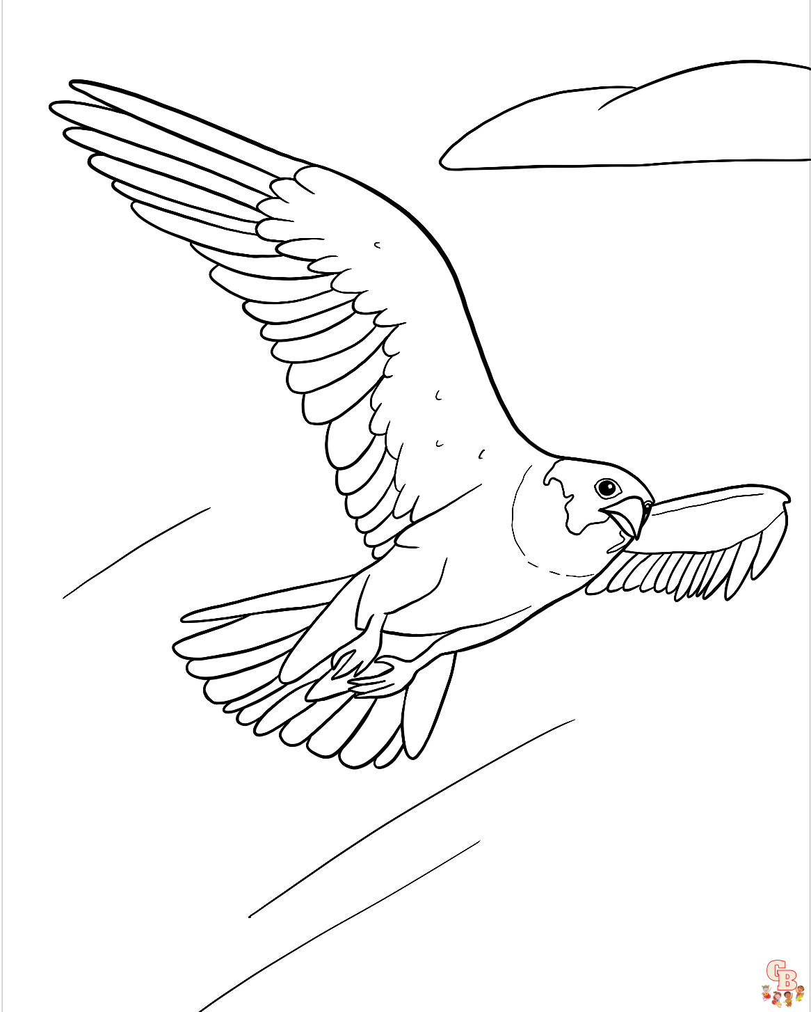 Enjoy coloring with falcon coloring pages free and easy
