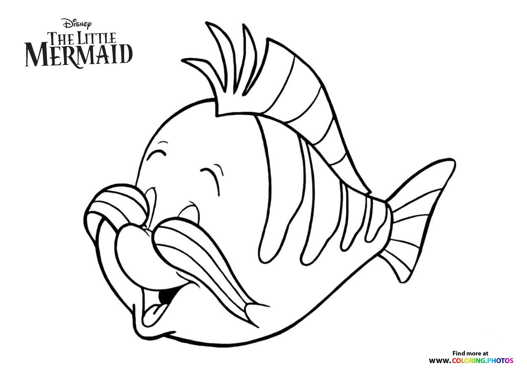 Flounder from the little mermaid