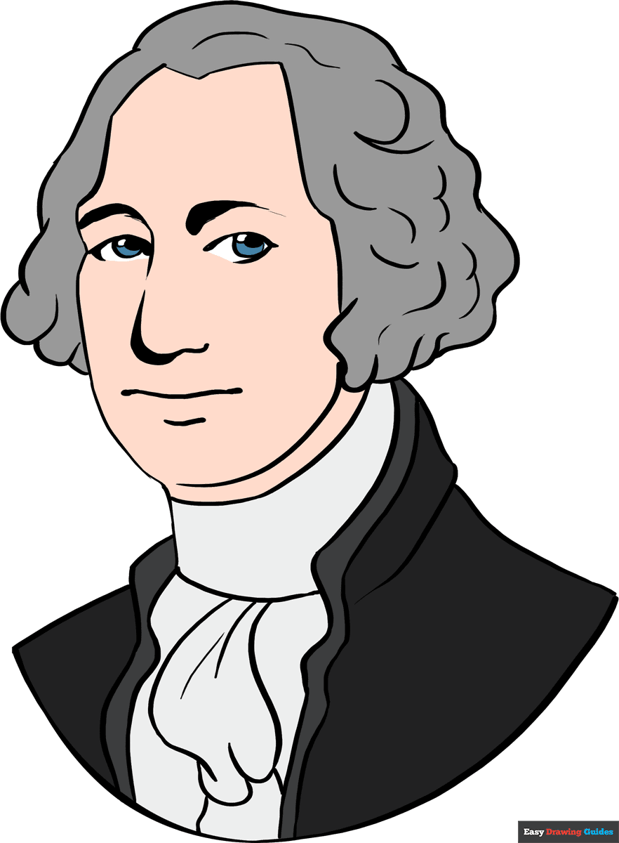 How to draw george washington