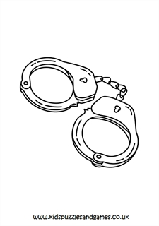 Police handcuffs louring page