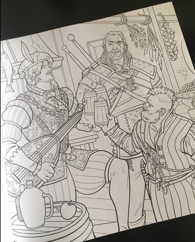 First page of the coloring book done any thoughts rwitcher