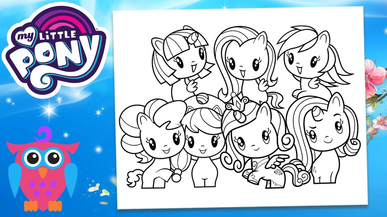 Coloring y little pony cutie ark crew