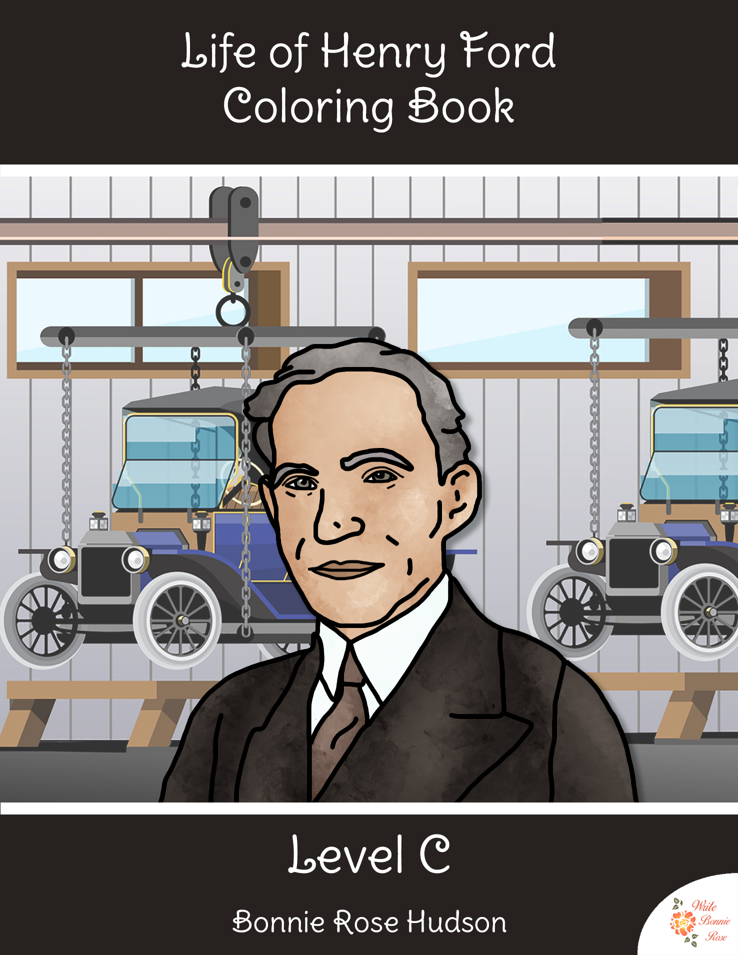 Life of henry ford coloring book