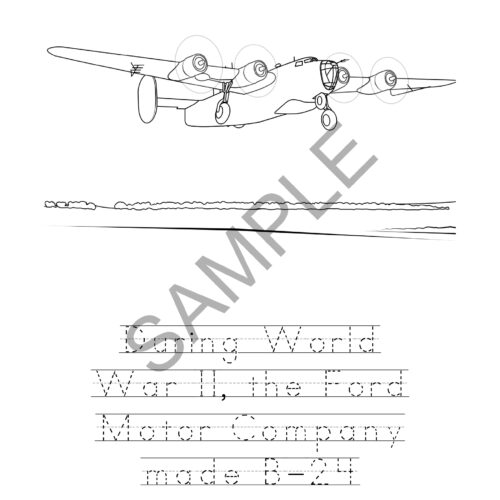 Life of henry ford coloring book